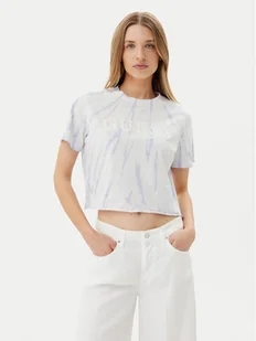Guess T-Shirt V5GI19 I3Z14 Fioletowy Regular Fit - Koszulki i topy damskie - miniaturka - grafika 1