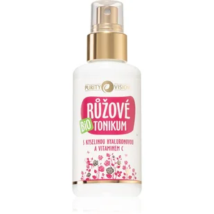 Purity Vision Organiczny różowy tonik 100 ml - Toniki i hydrolaty do twarzy - miniaturka - grafika 1