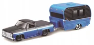 Samochody i pojazdy dla dzieci - MAISTO 1987 Chevrolet 1500 z przyczepą 11368 - miniaturka - grafika 1
