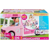 Akcesoria dla lalek - Barbie Kamper 3w1 GHL93 - miniaturka - grafika 1