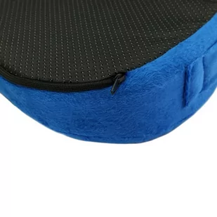 Ortopedyczna poduszka, plastikowa końcówka odporna na nacisk, ergonomiczna, niebieski, pianka z efektem pamięci, Powerton - Podnóżki, podpórki, podkładki - miniaturka - grafika 3