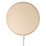 Ładowarki do telefonów - Crong Ładowarka indukcyjna MagSpot Wireless Charger MagSafe 15W Złoty - miniaturka - grafika 1