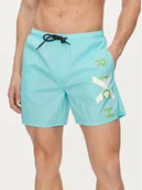 Kąpielówki męskie - Richmond X Szorty kąpielowe Bulino UMP24222CO Niebieski Regular Fit - miniaturka - grafika 1