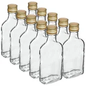 Shakery i bidony sportowe - Browin Butelka na nalewki piersiówka 200ml 10szt BROWIN - miniaturka - grafika 1