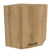 Meble kuchenne - Szafka Wisząca Narożna 1D Presto 60X60X72 Cm Płyta Laminowana Dąb Evoke - miniaturka - grafika 1