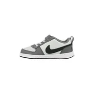 Buty dla dziewczynek - Buty dziecięce gumki rzep Nike Court Borough 870029-006 - miniaturka - grafika 1