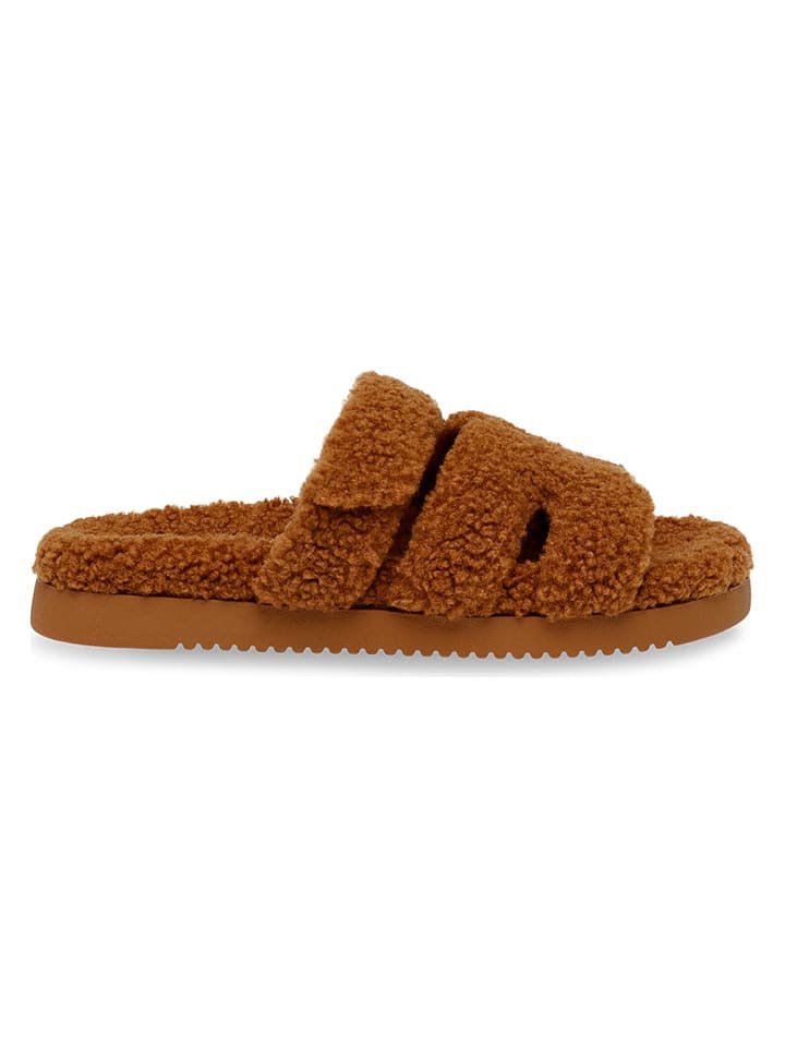 Steve Madden Klapki w kolorze jasnobrązowym