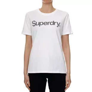 Koszulka damska Superdry Logo klasyczna -L - Koszulki i topy damskie - miniaturka - grafika 1