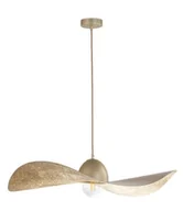 Lampy sufitowe - Sigma Designerska lampa wisząca KAPELLO L E27 60W śr. 76cm złoty 32341 - miniaturka - grafika 1