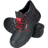 Obuwie robocze - Trzewiki bez podnoska skórzane czarne O1 SRC 40 CE LAHTI PRO - miniaturka - grafika 1