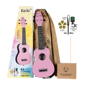 Inne instrumenty muzyczne - Ukulele sopranowe + akcesoria K2-FYD - miniaturka - grafika 1