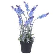 Sztuczne kwiaty - Sztuczna roślina Lawenda niebieska - miniaturka - grafika 1