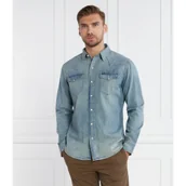 Koszule męskie - POLO RALPH LAUREN Koszula | Regular Fit | denim - miniaturka - grafika 1