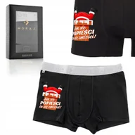 Majtki męskie - Bokserki Męskie M Majtki Śmieszny Dowolny Nadruk Prezent Na Walentynki - miniaturka - grafika 1