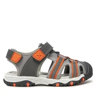 Buty dla chłopców - Sandały Xti 150673 Szary - miniaturka - grafika 1