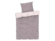 Pościel - LIVARNO home Pościel z mikrowłókna satynowego, 140 x 200 cm (Wzorzysty/różowy) - miniaturka - grafika 1