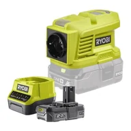 Akcesoria do elektronarzędzi - Przetwornica RYOBI One+ 18V/230V 150W/300W + Akumulator RYOBI ONE+ RC18120-120 2Ah 18V + ładowarka - miniaturka - grafika 1