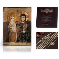 Ikony i obrazy sakralne - Ikona religijna Święty Menas (ikona przyjaźni) - miniaturka - grafika 1