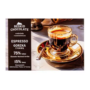 Beskid Chocolate | GORZKA ESPRESSO 75% 70g - Czekolada - miniaturka - grafika 1