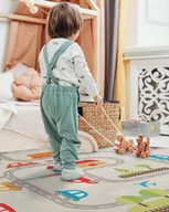 Maty piankowe - Mata Edukacyjna Do Raczkowania I Zabawy Dla Dzieci I Niemowląt 150X150 Cm Droga / Hamur Home - miniaturka - grafika 1