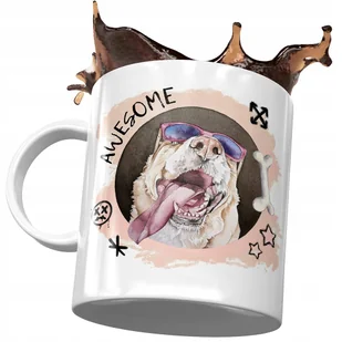 Kubek z Pieskiem Psem Psiakiem Słodki na Prezent z Nadrukiem ze Zdjęciem + Opakowanie na prezent (wzór 03) - Kubki - miniaturka - grafika 1