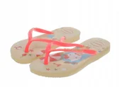 Klapki i japonki damskie - Havaanas Klapki Dziecięce Wzór Hello Kitty Materiał Guma 27-28 J1A - Havaianas - miniaturka - grafika 1