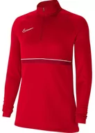 Bluzy damskie - Bluza damska Nike Dri-Fit Academy czerwona CV2653 657-L - miniaturka - grafika 1