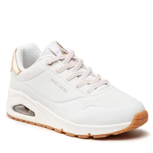SKECHERS Sneakersy Shimmer Away 155196/WHT White - Sneakersy damskie - miniaturka - grafika 1