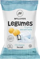 Chrupki - McLloyds Chrupki z ciecierzycą z solą morską BEZGL. BIO 35 g - miniaturka - grafika 1