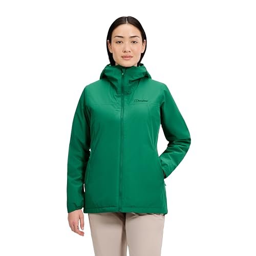 Berghaus Damska kurtka ocieplana Deluge Pro 3.0, zielona (Meadow Green), rozmiar 18