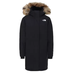 Damski płaszcz zimowy The North Face W Arctic Parka Rozmiar: S / Kolor: czarny/biały - Kurtki i kamizelki sportowe damskie - miniaturka - grafika 1