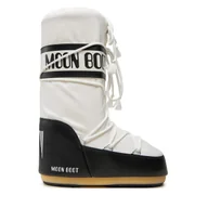 Śniegowce damskie - Śniegowce Moon Boot Mb Icon Nylon 80D1400440 Biały - miniaturka - grafika 1