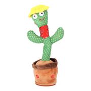 Zabawki interaktywne dla dzieci - Zabawka Dla Dzieci - Tańczący Kaktus - Z Apaszką Czerwoną I Żółtym Kapeluszem - miniaturka - grafika 1