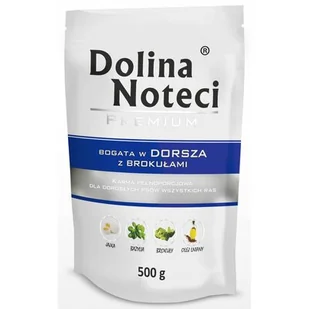 Dolina Noteci PREMIUM DORSZ Z BROKUŁAMI 500 G - Mokra karma dla psów - miniaturka - grafika 1