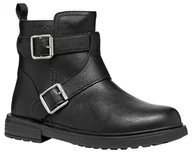 Botki damskie - Geox J Eclair Girl X Botki, czarne, 38 EU, Czarny, 5 UK - miniaturka - grafika 1