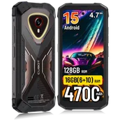 Telefony komórkowe - [Wysyłka z Polski] Wytrzymały smartfon Cubot KingKong Mini 4 z 4,7-calowym wyświetlaczem 90Hz, baterią 4700mAh, 6GB+128GB, NFC, 48MP, Android 15 GREEN+Vibe R5 WHITE - miniaturka - grafika 1