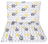 Pościel dla dzieci - POŚCIEL DO ŁÓŻECZKA NIEMOWLĘCA DZIECIĘCA POSZEWKI 135x100 - Słoń z parasolką - miniaturka - grafika 1