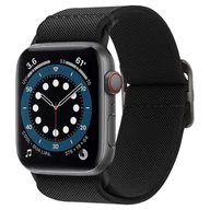 Akcesoria do smartwatchy - Spigen Pasek Fit Lite do Apple Watch 4 / 5 / 6 / 7 / SE (38 / 40 / 41 mm) Black - miniaturka - grafika 1