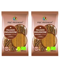 Paluszki - Pięć Przemian Paluszki orkiszowe pełnoziarniste Zestaw 2 x 45 g Bio - słodycze lub przekąska - miniaturka - grafika 1