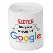 Skarbonki - Skarbonka Dla Szofera na Urodziny na Prezent z Nadrukiem ze Zdjęciem - miniaturka - grafika 1