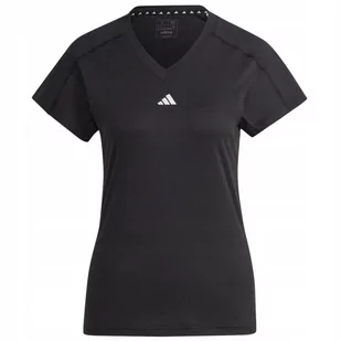 Koszulka damska adidas Aeroready Train Essentials Minimal Branding V-Neck T - Koszulki i topy damskie - miniaturka - grafika 1