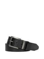 Paski - Wojas Skórzany pasek w kolorze czarnym - miniaturka - grafika 1