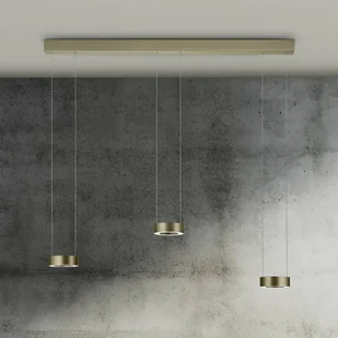 Knapstein Lampa wisząca LED Zera, brąz, sterowanie gestami - Lampy sufitowe - miniaturka - grafika 1
