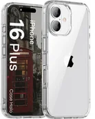 Etui i futerały do telefonów - Bizon Etui Case Halo do iPhone 16 Plus, przezroczyste - miniaturka - grafika 1