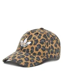 Czapki damskie - adidas Czapka z daszkiem Leopard JW8034 Brązowy - miniaturka - grafika 1