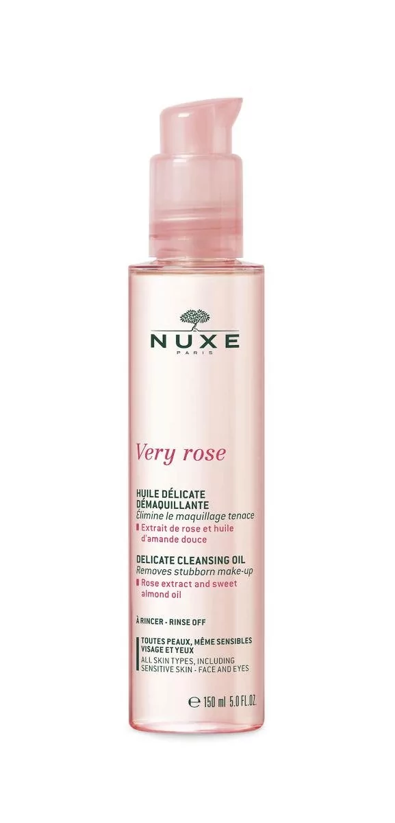 Nuxe Very Rose olejek delikatnie oczyszczajacy do twarzy i okolic oczu 150 ml