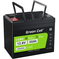 Akumulatory ogólnego zastosowania - Green cell Akumulator litowo-żelazowo-fosforanowy LiFePO4 Green Cell 12V 12.8V 50Ah do paneli solarnych, kamperów oraz łodzi CAV06 - miniaturka - grafika 1