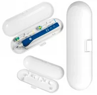 Końcówki do szczoteczek elektrycznych - Etui na szczoteczkę elektryczną zamykane białe - miniaturka - grafika 1