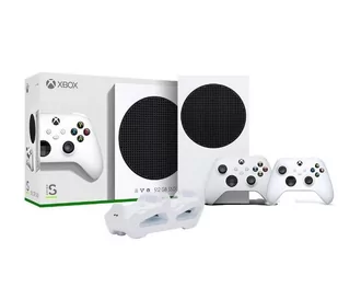 Xbox Series S 512GB + dodatkowy pad (biały) + ładowarka PowerA DUO - Konsole Xbox - miniaturka - grafika 1