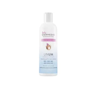 Biogened S.A. EMOLIENT LINUM BABY kremowy żel pod prysznic do mycia 200ml - Kosmetyki kąpielowe dla dzieci - miniaturka - grafika 1